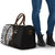 New Zealand Silver Fern Rugby Custom Travel Bag Maori Koru Go Black Fern - Polynesian Pride