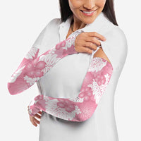 Pink Aloha Hawaii Arm Sleeves Monstera Hibiscus Plumeria Seamless Vibes - Polynesian Pride