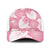 Pink Aloha Hawaii Baseball Net Cap Monstera Hibiscus Plumeria Seamless Vibes - Polynesian Pride