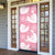 Pink Aloha Hawaii Door Cover Monstera Hibiscus Plumeria Seamless Vibes - Polynesian Pride