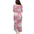 Pink Aloha Hawaii Family Matching Puletasi and Hawaiian Shirt Monstera Hibiscus Plumeria Seamless Vibes - Polynesian Pride
