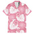 Pink Aloha Hawaii Family Matching Short Sleeve Bodycon Dress and Hawaiian Shirt Monstera Hibiscus Plumeria Seamless Vibes - Polynesian Pride