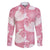 Pink Aloha Hawaii Family Matching Short Sleeve Bodycon Dress and Hawaiian Shirt Monstera Hibiscus Plumeria Seamless Vibes - Polynesian Pride