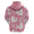Pink Aloha Hawaii Hoodie Monstera Hibiscus Plumeria Seamless Vibes - Polynesian Pride