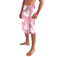 Pink Aloha Hawaii Lavalava Monstera Hibiscus Plumeria Seamless Vibes - Polynesian Pride
