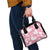 Pink Aloha Hawaii Shoulder Handbag Monstera Hibiscus Plumeria Seamless Vibes - Polynesian Pride