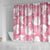 Pink Aloha Hawaii Shower Curtain Monstera Hibiscus Plumeria Seamless Vibes - Polynesian Pride