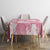 Pink Aloha Hawaii Tablecloth Monstera Hibiscus Plumeria Seamless Vibes - Polynesian Pride