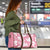 Pink Aloha Hawaii Travel Bag Monstera Hibiscus Plumeria Seamless Vibes - Polynesian Pride