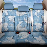 Blue Aloha Hawaii Back Car Seat Cover Monstera Hibiscus Plumeria Seamless Vibes - Polynesian Pride
