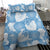 Blue Aloha Hawaii Bedding Set Monstera Hibiscus Plumeria Seamless Vibes - Polynesian Pride