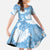 Blue Aloha Hawaii Family Matching Mermaid Dress and Hawaiian Shirt Monstera Hibiscus Plumeria Seamless Vibes - Polynesian Pride