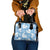Blue Aloha Hawaii Shoulder Handbag Monstera Hibiscus Plumeria Seamless Vibes - Polynesian Pride
