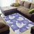 Purple Aloha Hawaii Area Rug Monstera Hibiscus Plumeria Seamless Vibes - Polynesian Pride