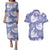 Purple Aloha Hawaii Couples Matching Puletasi and Hawaiian Shirt Monstera Hibiscus Plumeria Seamless Vibes - Polynesian Pride