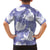 Purple Aloha Hawaii Family Matching Short Sleeve Bodycon Dress and Hawaiian Shirt Monstera Hibiscus Plumeria Seamless Vibes - Polynesian Pride