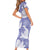 Purple Aloha Hawaii Family Matching Short Sleeve Bodycon Dress and Hawaiian Shirt Monstera Hibiscus Plumeria Seamless Vibes - Polynesian Pride