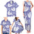 Purple Aloha Hawaii Family Matching Tank Maxi Dress and Hawaiian Shirt Monstera Hibiscus Plumeria Seamless Vibes - Polynesian Pride