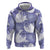 Purple Aloha Hawaii Hoodie Monstera Hibiscus Plumeria Seamless Vibes - Polynesian Pride