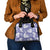 Purple Aloha Hawaii Shoulder Handbag Monstera Hibiscus Plumeria Seamless Vibes - Polynesian Pride