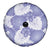 Purple Aloha Hawaii Spare Tire Cover Monstera Hibiscus Plumeria Seamless Vibes - Polynesian Pride