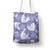 Purple Aloha Hawaii Tote Bag Monstera Hibiscus Plumeria Seamless Vibes - Polynesian Pride