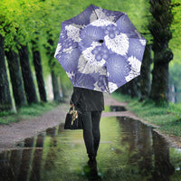 Purple Aloha Hawaii Umbrella Monstera Hibiscus Plumeria Seamless Vibes - Polynesian Pride