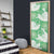Green Aloha Hawaii Door Cover Monstera Hibiscus Plumeria Seamless Vibes - Polynesian Pride