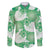 Green Aloha Hawaii Family Matching Mermaid Dress and Hawaiian Shirt Monstera Hibiscus Plumeria Seamless Vibes - Polynesian Pride