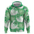Green Aloha Hawaii Hoodie Monstera Hibiscus Plumeria Seamless Vibes - Polynesian Pride