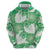 Green Aloha Hawaii Hoodie Monstera Hibiscus Plumeria Seamless Vibes - Polynesian Pride