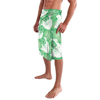Green Aloha Hawaii Lavalava Monstera Hibiscus Plumeria Seamless Vibes - Polynesian Pride