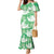 Green Aloha Hawaii Mermaid Dress Monstera Hibiscus Plumeria Seamless Vibes - Polynesian Pride