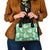 Green Aloha Hawaii Shoulder Handbag Monstera Hibiscus Plumeria Seamless Vibes - Polynesian Pride