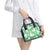 Green Aloha Hawaii Shoulder Handbag Monstera Hibiscus Plumeria Seamless Vibes - Polynesian Pride