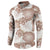 Mocha Mousse Aloha Hawaii Button Sweatshirt Monstera Hibiscus Plumeria Seamless Vibes - Polynesian Pride