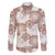 Mocha Mousse Aloha Hawaii Family Matching Long Sleeve Bodycon Dress and Hawaiian Shirt Monstera Hibiscus Plumeria Seamless Vibes - Polynesian Pride