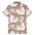 Mocha Mousse Aloha Hawaii Family Matching Mermaid Dress and Hawaiian Shirt Monstera Hibiscus Plumeria Seamless Vibes - Polynesian Pride