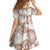 Mocha Mousse Aloha Hawaii Family Matching Off Shoulder Maxi Dress and Hawaiian Shirt Monstera Hibiscus Plumeria Seamless Vibes - Polynesian Pride
