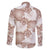 Mocha Mousse Aloha Hawaii Family Matching Short Sleeve Bodycon Dress and Hawaiian Shirt Monstera Hibiscus Plumeria Seamless Vibes - Polynesian Pride
