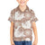 Mocha Mousse Aloha Hawaii Family Matching Short Sleeve Bodycon Dress and Hawaiian Shirt Monstera Hibiscus Plumeria Seamless Vibes - Polynesian Pride