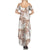 Mocha Mousse Aloha Hawaii Family Matching Summer Maxi Dress and Hawaiian Shirt Monstera Hibiscus Plumeria Seamless Vibes - Polynesian Pride