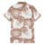 Mocha Mousse Aloha Hawaii Family Matching Tank Maxi Dress and Hawaiian Shirt Monstera Hibiscus Plumeria Seamless Vibes - Polynesian Pride