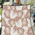 Mocha Mousse Aloha Hawaii Quilt Monstera Hibiscus Plumeria Seamless Vibes - Polynesian Pride