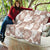 Mocha Mousse Aloha Hawaii Quilt Monstera Hibiscus Plumeria Seamless Vibes - Polynesian Pride