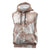 Mocha Mousse Aloha Hawaii Sleeveless Hoodie Monstera Hibiscus Plumeria Seamless Vibes - Polynesian Pride