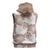 Mocha Mousse Aloha Hawaii Sleeveless Hoodie Monstera Hibiscus Plumeria Seamless Vibes - Polynesian Pride