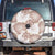 Mocha Mousse Aloha Hawaii Spare Tire Cover Monstera Hibiscus Plumeria Seamless Vibes - Polynesian Pride