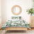 Sage Green Aloha Hawaii Bedding Set Monstera Hibiscus Plumeria Seamless Vibes - Polynesian Pride