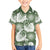 Sage Green Aloha Hawaii Family Matching Short Sleeve Bodycon Dress and Hawaiian Shirt Monstera Hibiscus Plumeria Seamless Vibes - Polynesian Pride